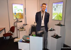 Paul Hofstede, Catec presented a lot of sensors during HortiContact